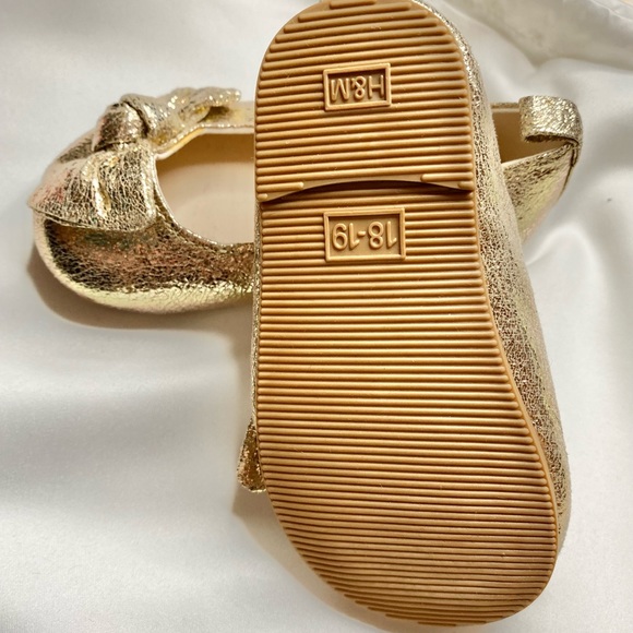 Gold baby flats - Picture 5 of 6